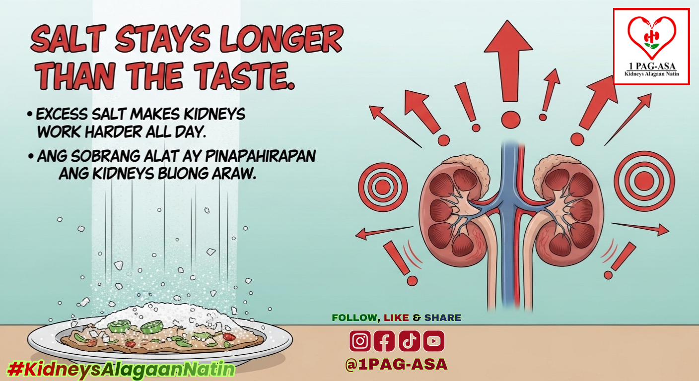 Salt Stays Longer Than Taste campaign poster